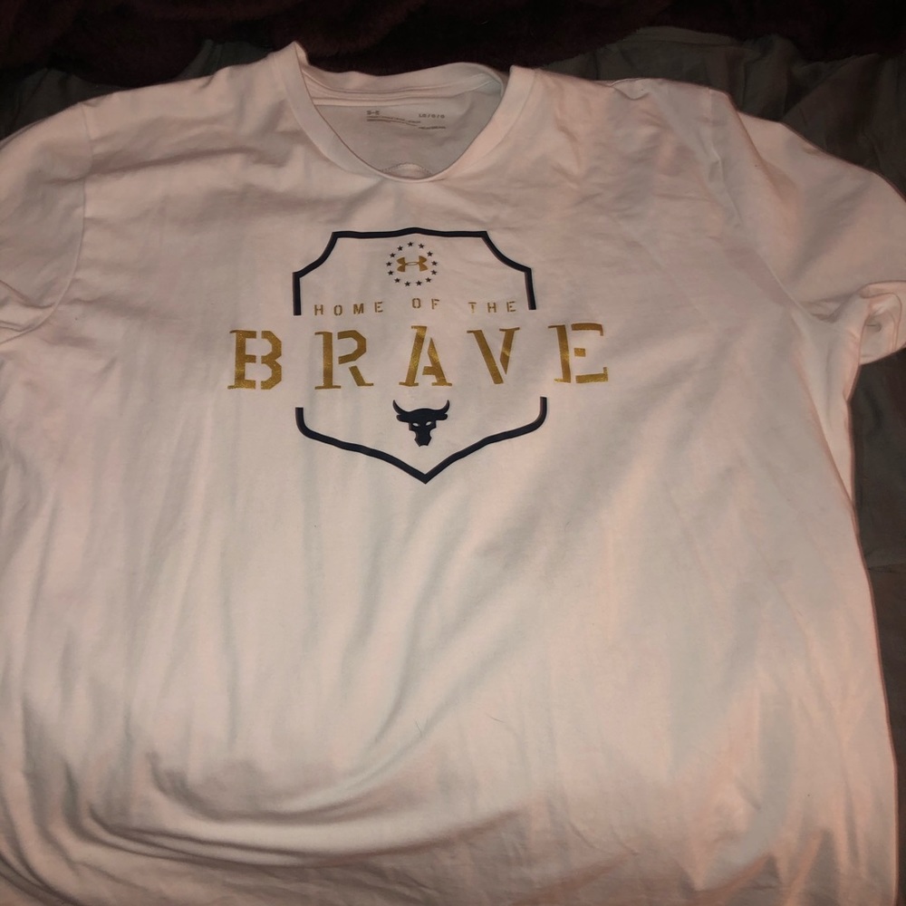 Men’s under Armour “the Rock” shirt